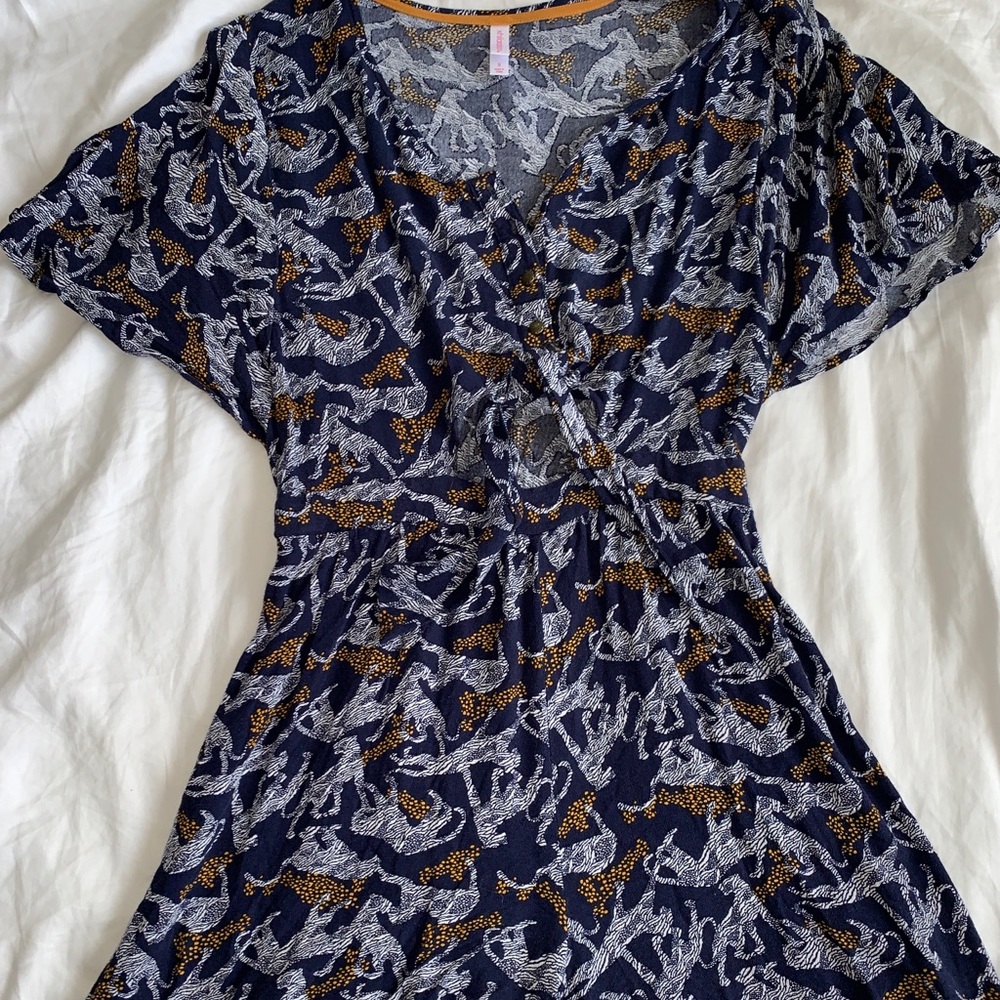 Blue Tiger Romper